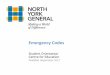 Emergency Codes - North York General Hospital · Emergency Codes • Each code has a ... person with a weapon or bomb threat ... • An On-line form is available under Quick Links