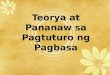 Teorya at Pananaw sa Pagtuturo ng Pagbasa€¦ · PPT file · Web view · 2013-07-23Arial MS PGothic Futura Wingdings Rockwell Tahoma Calisto MT Mimosa 1_Mimosa Teorya at Pananaw