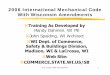 2006 International Mechanical Code With Wisconsin Amendments · 2006 International Mechanical Code With Wisconsin Amendments ... design, no submittal is ... structures are not higher