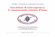 Section Emergency Communication Plan Section Comm... · The ARRL NFL Section Emergency Communication Plan has two purposes. ... This plan provides direction for amateur radio operators
