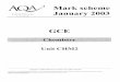 GCE January 2003 Mark Scheme - Chemistry · GCE January 2003 Mark Scheme - Chemistry Author: AQA Created Date: 8/16/2003 10:49:16 AM 