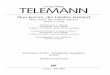 TELEMANN - carusmedia.com · 2 oboes, 2 violins, viola and basso continuo herausgegeben von/edited by Günter Graulich ... leading tune of the day originates in the collection of