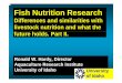 Fish Nutrition ResearchFish Nutrition Researchpitt.edu/~super4/33011-34001/33031.pdfFish Nutrition ResearchFish Nutrition Research Differences and similarities with livestock nutrition
