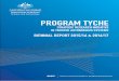 PROGRAM TYCHE - Defence Science and Technology Group · human system. Similarly, I would ... DSC Former Deputy Chief ... Program Tyche seeks to conduct research and development for