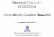 Electrical Circuits II (ECE233b) - Instructinstruct.uwo.ca/engin-sc/ece233b/notes/ECE233b-magnetic_ch08.pdf · Electrical Circuits II (ECE233b) ... Circuit equations for voltages