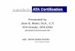 Presented by Jane E. Maier, M.A., C.T. ATA Grader, SPA … ·  · 2015-05-04Presented by Jane E. Maier, M.A., C.T. ATA Grader, ... ATA certification Examination Standard for passing: