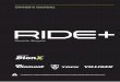 RIDE+ Owner's Manual - BionX - Adobe · electric bicycle powered by owner’s manual it is important to read the warningsand instructions in this manual before ridingyour new bicycle