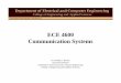 ECE 4600 Communication Systems - Western Michigan …bazuinb/ECE4600/Final_Review.pdf · ECE 4600 Communication Systems ... • To provide communications fundamentals required for