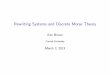 Rewriting Systems and Discrete Morse Theorykbrown/slides/rewriting.pdf · Outline Review of Discrete Morse Theory Rewriting Systems and Normal Forms Collapsing the Classifying Space