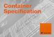 Container Specification - Hapag-Lloyd · This container specification booklet provides guidance on the main technical data for Hapag-Lloyd containers, with a focus on dimensions,