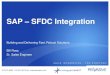 SAP SFDC Integration - Pervasive Softwaredownload1.pervasive.com/media/marketing/integrationext/2007/Rosso... · 512.231.6000 - 512.231.6010 fax - SAP –SFDC Integration Building