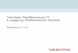 Veritas NetBackup Logging Reference Guide · TechnicalSupport TechnicalSupportmaintainssupportcentersglobally.Allsupportserviceswillbedelivered …