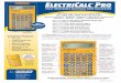 Wire Sizes, Integrated Voltage Drop, Cond uit Sizing€¦ · The ElectriCalc Pro is the world’s most complete Code-based electrical ... for voltage drop calculation. Wire Sizes