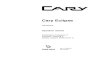 Cary Eclipse hardware operation manualdmitryf/manuals/Cary Eclipse user guide.pdf · Cary Eclipse Hardware Operation manual Installation Category II Pollution Degree 2 Safety Class