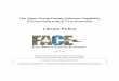 FACE Library Policy · 5.2.1 FACE Registry Configuration Management ... Standard (FACE Technical ... (FACE™) Consortium: Library Policy 6 2. FACE Library Overview The FACE Library