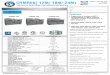 CRMR60(-12M/-18M/-24M) Item # 13307 - HOSHIZAKI · Cabinet Construction Door Construction Refrigeration System Front breathing refrigeration system allows unit to be built in to any