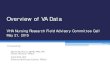 Overview of VA Data · Overview of VA Data ... VA Pharmacy Data VA Corporate ... and answers about data and information systems issues affecting VA research