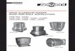 SPUN ALUMINUM POWER ROOF AND WALL VENTILATORS · SPUN ALUMINUM POWER ROOF AND WALL VENTILATORS ... Aerovent’s all new line of quiet, efficient, ... • ODP, TEFC, 