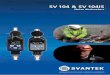 SV 104 & SV 104IS - Econorm Çevre Kirliliği Teknolojileri · The SV 104 is a noise dosimeter that meets the specifications of IEC 61252 and ... SV 104 SV 104IS Continuous product