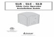 Slide Gate Operator Installation Guide - Linear Pro Access ...€¦ · Slide Gate Operator Installation Guide ... DC Motor Brush Replacement ... make sure the gate’s slides free