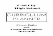 CURRICULUM PLANNER - coalcity.k12.il.us curriculum guide.pdf · CURRICULUM PLANNER Career Paths and ... This book contains information about the career paths offered at Coal ... Student