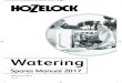 33453 SPARES -WATERING 2005 - Hozelock · Description Part No. (Green) Part No. (Y&G) 1 Auto Reel Annual Service Kit Z71002 ... Flexi Spray 2683 3 Spares Part Numbers