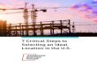 7 Critical Steps to Selecting an Ideal Location in the U.S. · 7 Critical Steps to Selecting an Ideal Location in the U.S. 7 Critical Steps to Selecting an Ideal Location in the U.S