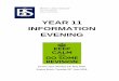 Year 11 Information Evening Booklet - Brine Leas School ...brineleas.cheshire.sch.uk/Docs/Year11/InfoEveBooklet.pdf · Year 11 Information evening ... examiners do not bother with