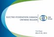 ELECTRO FEDERATION CANADA ONTARIO REGION · Ampacity of circuit conductors 
