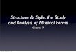 Structure & Style: the Study and Analysis of Musical …home.lagrange.edu/mturner/theory3/Structure_and_Style_Ch7.pdfStructure & Style: the Study and Analysis of Musical Forms Chapter