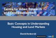 Basic Concepts in Understanding Housing and Land Markets ·  · 2018-02-27•Economics of Provincial Land Use Policy, (Frankena ... •Taxation/Municipal Finance, (CD Howe, IMFG