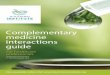 Complementary medicine interactions guide - Blackmores CMIG_FINAL 9th... · Complementary medicine interactions guide ... send a ‘blue card’ adverse reaction reporting form to
