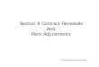 Section 8 Contract Renewals And Rent Adjustmentspamam.net/assets/renewals_and_adjustments_presentation.pdf · Section 8 Contract Renewals And Rent Adjustments ... • Tenants pay