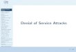 Denial of Service Attacks - Department of Computer …smb/classes/f06/l22.pdf · History Denial of Service Attacks Denial of Service (DoS) Attacks History What Can be DoSed? First