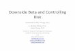 Downside Beta and Controlling Risk - Fi360 · Downside Beta and Controlling Risk Presented at fi360, Chicago, ... Common Stock 4,505 19.54% ... Convertible Preferred Stock -0.41 0.0972