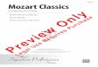 Grade 1 Mozart Classics - Alfred Music · Mozart Classics Arranged by John O’Reilly Mozart Minuet and Rondo Mozart Alleluia Mozart Serenade and Dance ... 1 Piano. Preview Only Legal