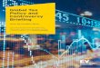Global Tax Policy and Controversy Briefing · Global Tax Policy and Controversy Briefing ... and Development previewed at the EY aHead of Tax client event in June, ... tax policy