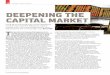 DEEPENING THE CAPITAL MARKET - PwC would be driven ... capital market goes well beyond financial reporting and ... companies have good governance and financial discipline