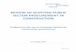 REVIEW OF SCOTTISH PUBLIC SECTOR PROCUREMENT IN CONSTRUCTION · Page 1 of 21 REVIEW OF SCOTTISH PUBLIC SECTOR PROCUREMENT IN CONSTRUCTION Guidance on the use of a baseline skillset