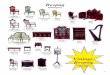 Bespaq - Dollhouse, Miniatures & Miniature Accessories · B6025IL Limited Chess Table Set/4 Bespaq Walnut Oak Alley F G H Walnut A. B3211NWN Baron’s Chair B. B3212NWN Brandy Cabinet