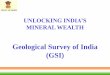UNLOCKING INDIA’S MINERAL WEALTH - Ministry of …mines.gov.in/writereaddata/UploadFile/GSI_PDAC_2013.pdfNICKEL DEPOSITS NICKEL DEPOSITS Chennai Mumbai Kolkata Delhi Ni Exploration