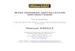 Manual #90513 - Painless Performance Products · WIRE HARNESS INSTALLATION INSTRUCTIONS For Installing: #10110 Direct Fit Jeep CJ (1975-86) Chassis Harness 21 Circuit Manual #90513