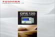 GRE120 - sales-toshiba-tds.com · GRE120 2 FEATURES ... allows the user to read and modify the relay settings, ... Inverse Time Operate and Reset Curves (to IEC 60255-151) IEEE/US