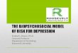 THE BIOPSYCHOSOCIAL MODEL OF RISK FOR … · THE BIOPSYCHOSOCIAL MODEL OF RISK FOR DEPRESSION ... Diurnal cortisol-Three level model, ... evaluation, and quick