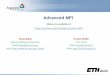Advanced MPI - Torsten Hoefler's Home Page · –pointers to lots of material including ... MPI_SCANtake both built-in and user-defined combiner functions Advanced MPI, ... Memory