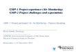 GMP-1 Project experience (Air Monitoring) GMP-2 … · GMP-1 Project experience (Air Monitoring) GMP-2 Project challenges and expectations . ... (CSIC and private lab in Germany)