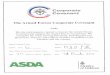Asda: armed forces corporate covenant pledge - … 1: Principles Of The Armed Forces Corporate Covenant 1.1 We Asda will endeavour in our business dealings to uphold the key principles