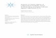 Analysis of Tryptic Digests of a Monoclonal Antibody and ... · Analysis of Tryptic Digests of a Monoclonal Antibody and an Antibody-Drug Conjugate with the Agilent 1290 Infinity