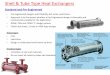 Shell & Tube Type Heat Exchangers - ASHRAE Chapterslondoncanada.ashraechapters.org/news16/2016-01-18-Presentation.pdf• Many Shell & Tube Heat Exchanger application have specific