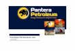 Pantera Petroleum, Inc. - EQSirpages.equitystory.com/download/companies/panterapetroleum/... · 2 Corporate Snapshot Pantera Petroleum, Inc. (OTC BB: PTPE) is a publicly traded oil